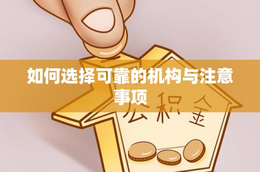 溪湖如何选择可靠的机构与注意事项