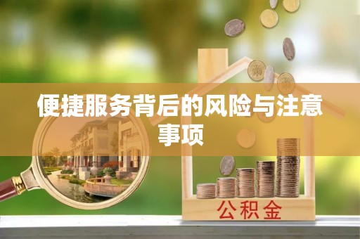 溪湖便捷服务背后的风险与注意事项